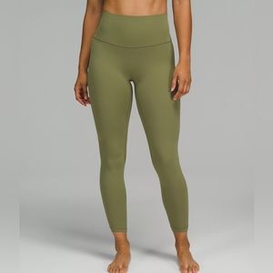 Lululemon Align High Rise Pant 25”- Bronze Green - Size 4